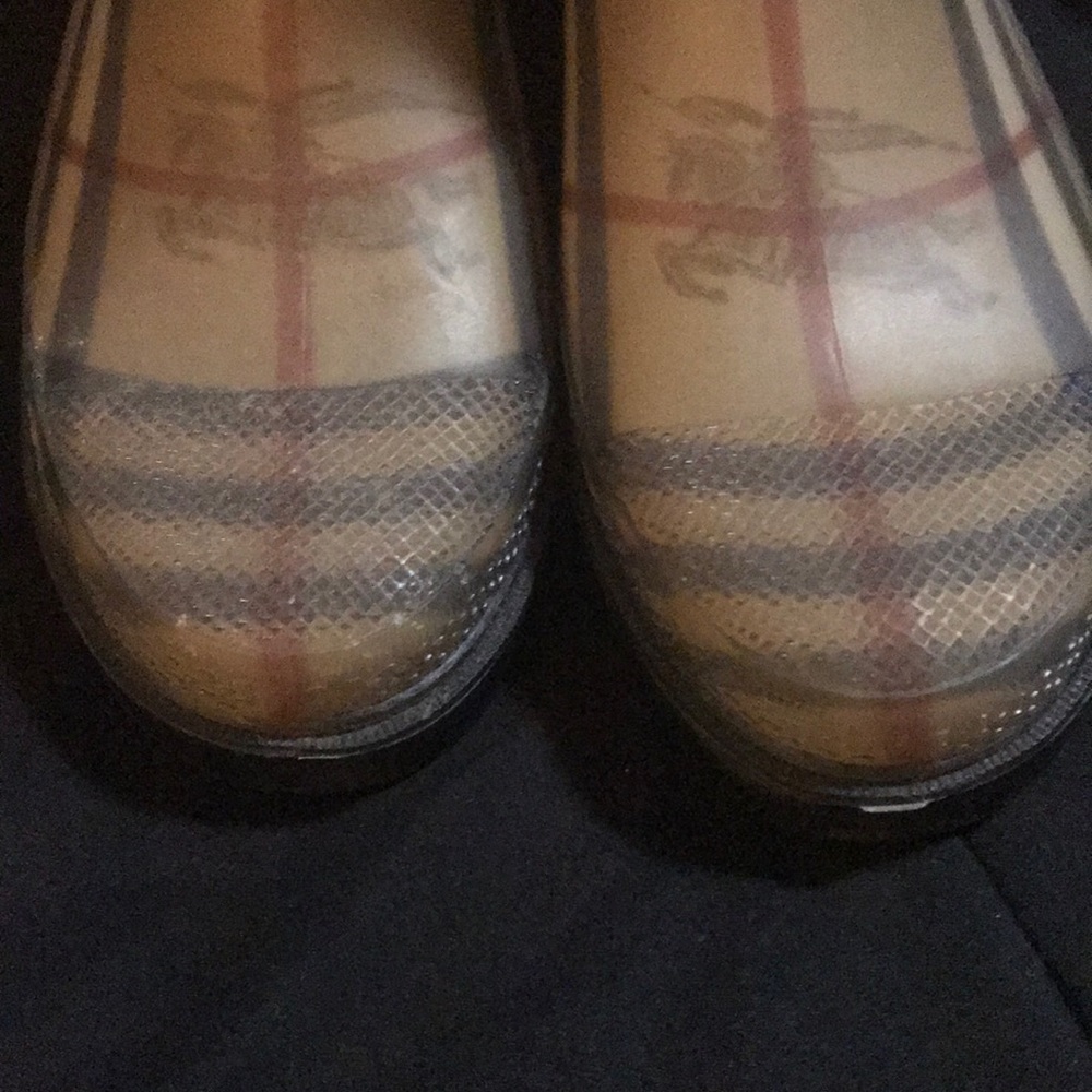 Burberry Haymarket Check Rubber Rain boots - Picture 3 of 14